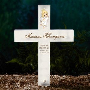 Precious Moments® Memorial Personalized Solar Outdoor Garden Stake - 45352