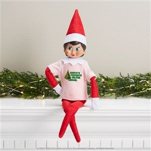 Personalized Santas Helper Elf on the Shelf Shirt - Pink - 45377-P