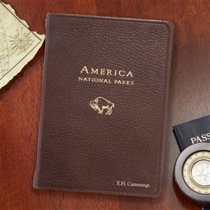 America - National Parks Personalized Leather Book - 45387D