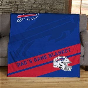 NFL Corner Logo Buffalo Bills Personalized 50x60 Plush Fleece Blanket - 45437-F