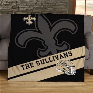 NFL Corner Logo New Orleans Saints 50x60 Lightweight Fleece Blanket - 45444-LF