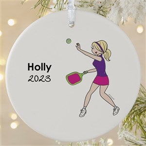 philoSophies Personalized Pickleball Ornament - Large - 45524-1L