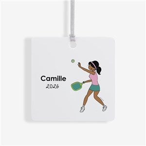 philoSophies Personalized Metal Pickleball Ornament - 45524-1M
