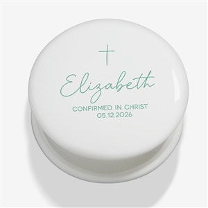 Confirmed in Christ Personalized Jewelry Box - 45574