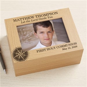 First Communion Compass Personalized Keepsake Box - 45589