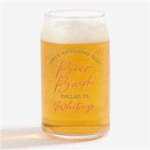 Girls Trip Personalized 16oz. Beer Can Glass - 45611-B