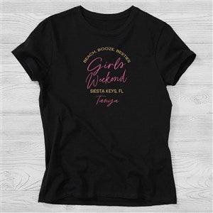 Girls Trip Personalized Hanes Ladies Fitted Tee - 45624-FT