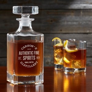 Vintage Distillery Engraved Royal Decanter - 45660