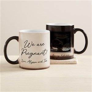 We Are Pregnant Personalized Color Changing Coffee Mug - 45687