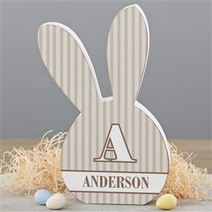 Easter Pattern Personalized Wooden Bunny Shelf Decorations  - 45689-B