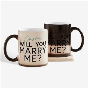 Will You Marry Me Personalized Color Changing Coffee Mug - 45690