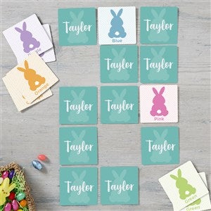 Pastel Bunny Personalized Memory Game - 45697