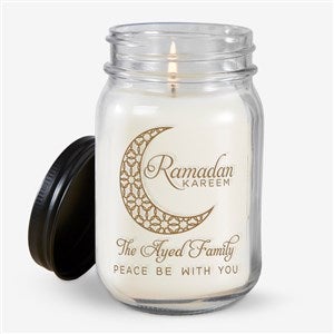 Ramadan Personalized Farmhouse Candle Jar - 45733