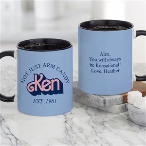 Ken Not Just Arm Candy Personalized Coffee Mug - Black - 45736-B