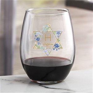 Passover Personalized Stemless Wine Glass - 45748-S