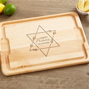 Passover Personalized Extra Large Hardwood Cutting Board- 15x21 - 45749-XL