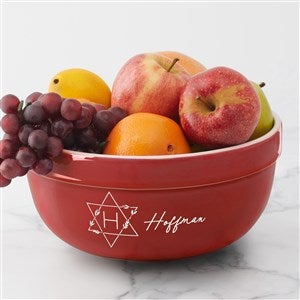Passover Personalized Ceramic Serving Bowl-Red - 45761-R