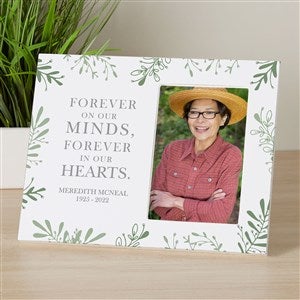 Botanical Memorial Personalized Off-Set Picture Frame - 45764