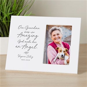 So Amazing God Made An Angel Personalized Off-Set Picture Frame - 45769