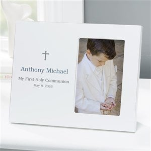 Communion Cross Personalized Off-Set Picture Frame - 45774