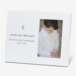 Communion Cross Personalized Off-Set Picture Frame - 45774