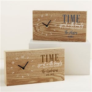 Worth Every Second Personalized Wooden Clock - 45833