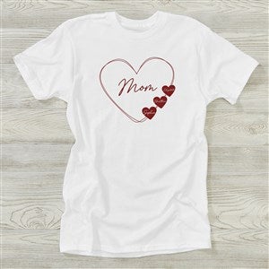 A Mothers Heart Personalized Ladies T-Shirt - 45852-T