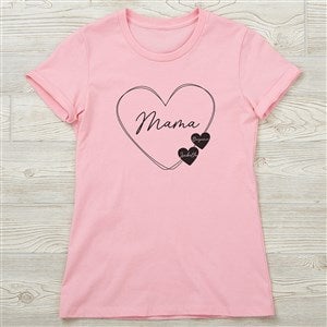 A Mothers Heart Personalized Next Level™ Ladies Fitted Tee - 45852-NL