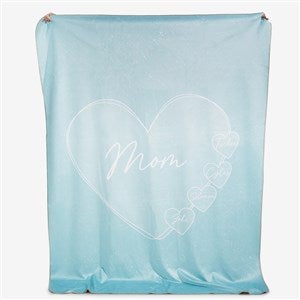 A Mothers Heart Personalized 60x80 Sherpa Blanket - 45853-SL