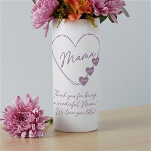 A Mothers Heart Personalized Ceramic Vase - 45855