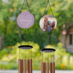 A Mothers Heart Personalized Photo Wind Chimes - 45858