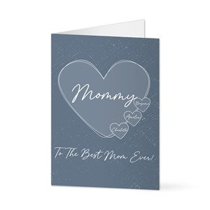 A Mothers Heart Personalized Greeting Card - 45859