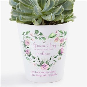 A Moms Hug Personalized Mini Flower Pot - 45865