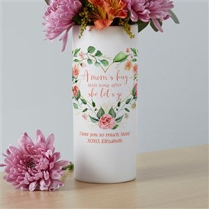 A Moms Hug Personalized Ceramic Vase - 45866