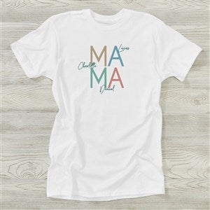 Stacked Mama Personalized Ladies T-Shirt - 45873-T
