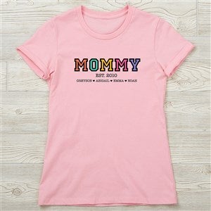 Vibrant Mom Personalized Ladies Fitted T-Shirts - Next Level - 45874-NL