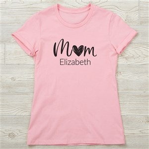 Mom  Mini Me Personalized Ladies Next Level Fitted T-Shirt - 45876-NL