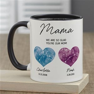 Birthstone Constellations Personalized Coffee Mug - Black - 45882-B