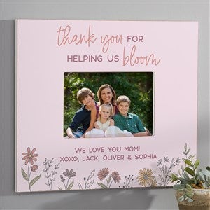 Love Blooms Here Personalized 5x7 Wall Frame- Horizontal - 45890-WH