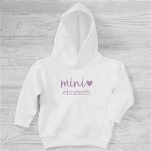 Mom  Mini Me Personalized Toddler Hooded Sweatshirt - 45900-CTHS
