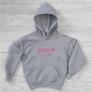 Mom & Mini Me Personalized Hanes® Kids Hooded Sweatshirt - 45900-YHS