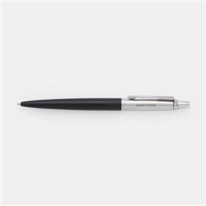 Engraved Parker Silver and Black Jotter Pen - 45935