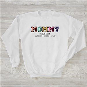 Vibrant Mom Personalized Hanes® Ladies Crewneck Sweatshirt - 45953-WS