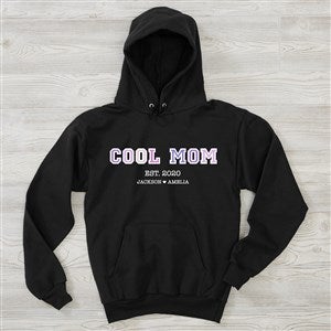 Vibrant Mom Personalized Ladies Hooded Sweatshirt - 45953-BHS
