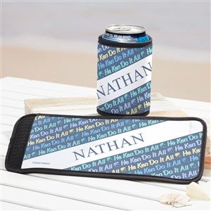 Ken™ Do It All Personalized Can  Bottle Wrap - 45982