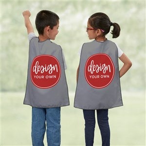 Design Your Own Personalized Kids Cape- Grey - 46171-GR