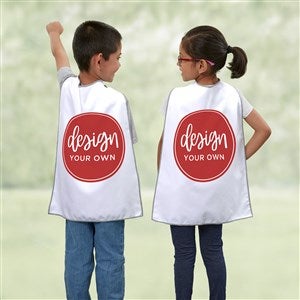 Design Your Own Personalized Kids Cape- White - 46171-W