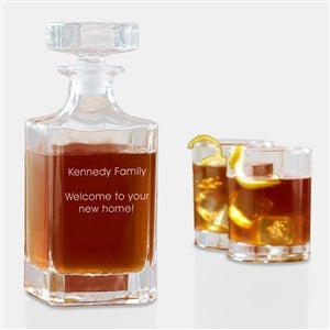 Etched Royal Faceted Decanter - 46241