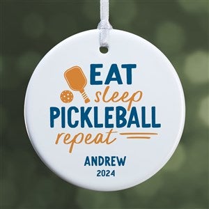 Pickleball Personalized Christmas Ornament - Glossy - 46275-P