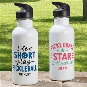 Personalized Pickleball Water Bottle - 20 oz - 46276